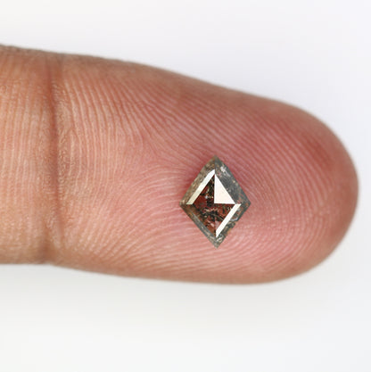 0.68 CT Shape Salt and Pepper Kite Shape - Natural Kite shape Loose Diamond -For 14k Gold Jewelry - Christmas Gift - LABORDAY Offer