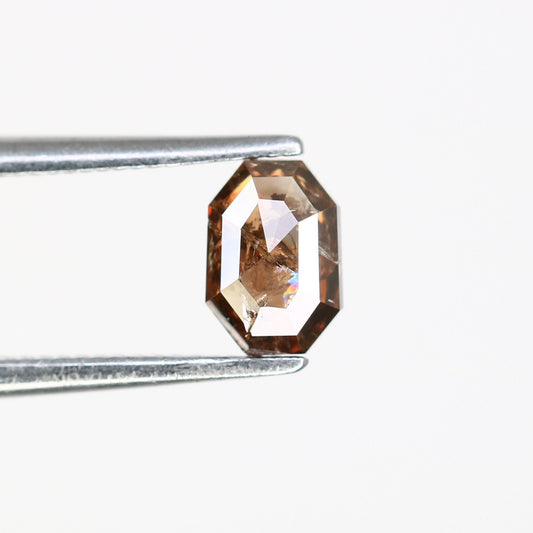 0.59 CT Fancy Brown Emerald Shape - Natural Gemstone for Diamond Pendant | One-of-a-Kind Necklace & Earring Set