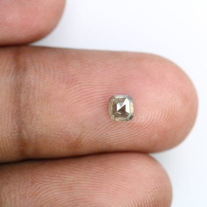 0.51 CT Emerald Cut Loose Salt & Pepper Diamond - Perfect for Wedding Rings - Labor Day Sale