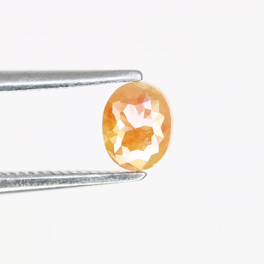 0.39 CT Rare Red Diamond Oval Cut - Unique Gemstone for Engagement Rings, Custom Jewelry, Wedding & Birthday Gift Ideas