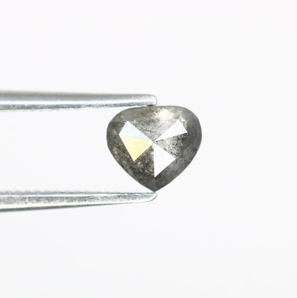 0.57 CT Heart Shape Natural Salt And Pepper Diamond For Engagement Ring | Proposal Ring | Gift For Girl FriendFor Gold Ring Diamonds
