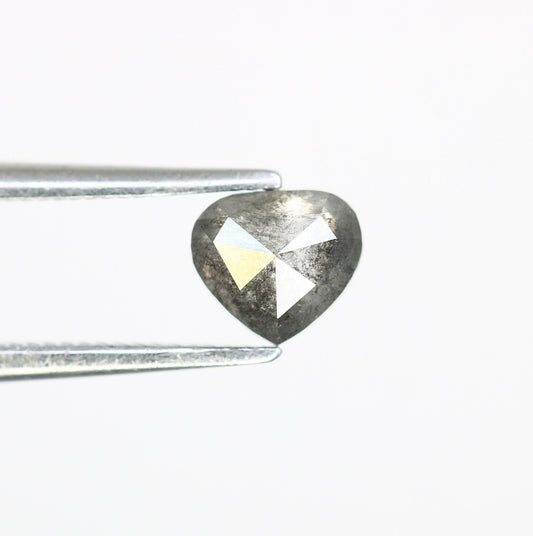 0.57 CT Heart Shape Natural Salt And Pepper Diamond For Engagement Ring | Proposal Ring | Gift For Girl FriendFor Gold Ring Diamonds
