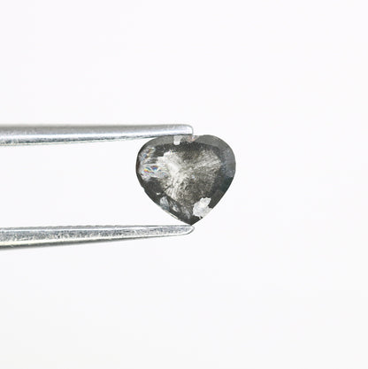0.57 CT Heart Shape Natural Salt And Pepper Diamond For Engagement Ring | Proposal Ring | Gift For Girl FriendFor Gold Ring Diamonds