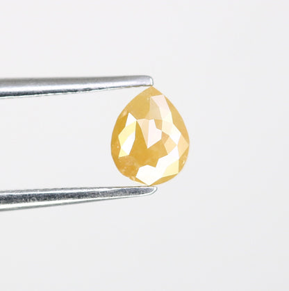 0.55 CT Pear Shape Fancy Snow White Diamond for Wedding Ring - Engagement Ring - Gift for Girlfriend - Custom Gold Ring Diamond