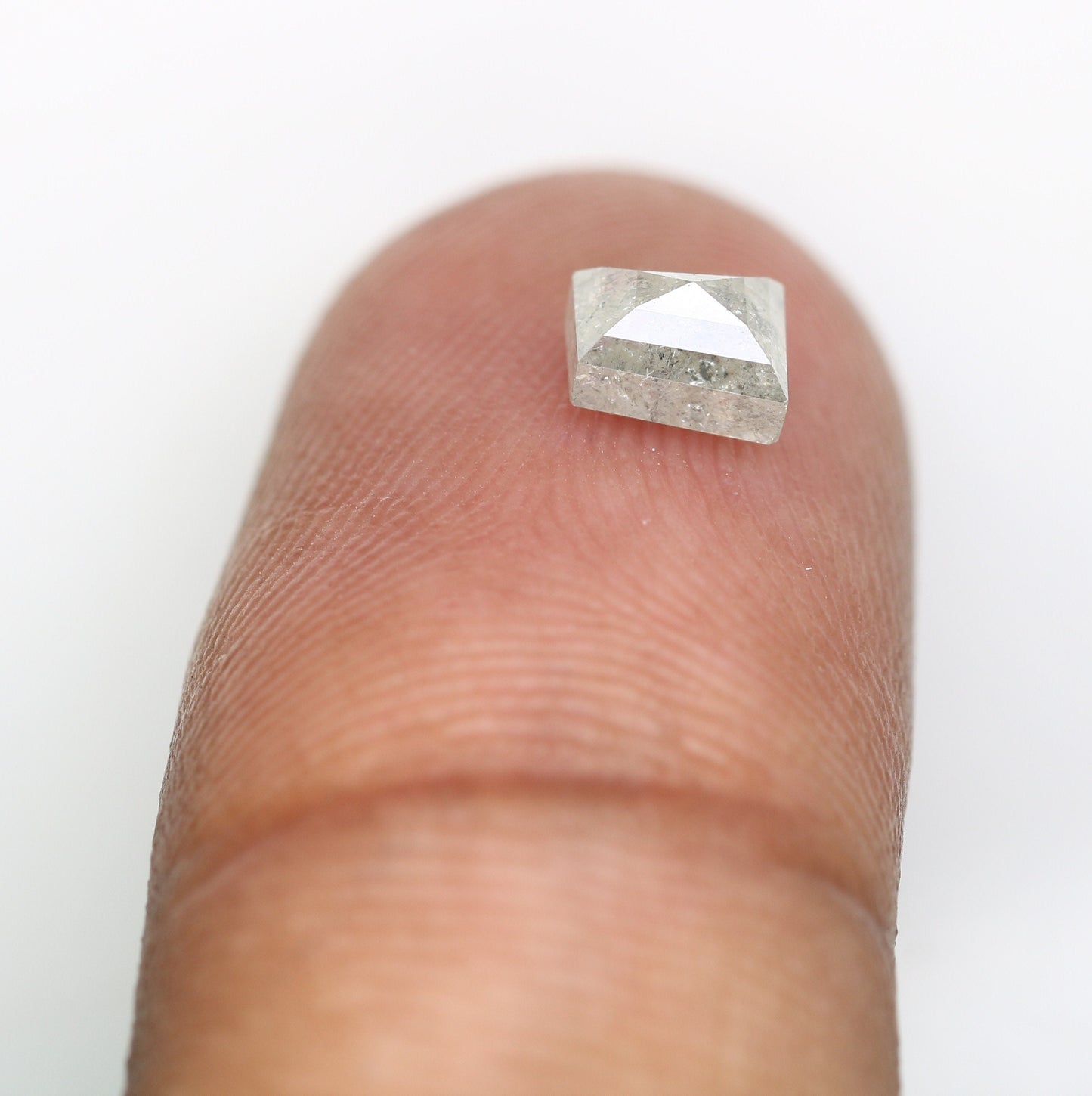 0.92 CT Geometric Shape Salt And Pepper Diamond For Wedding Ring | Diamond Pendant | Gift For Her.For Gold Ring Diamonds