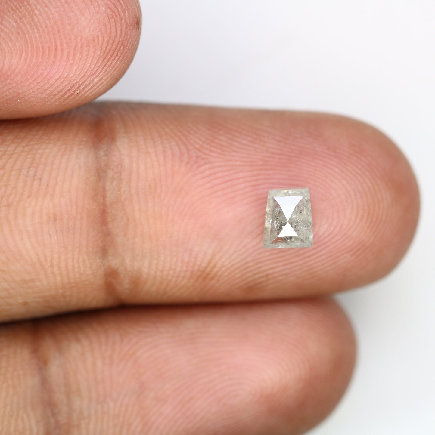 0.92 CT Geometric Shape Salt And Pepper Diamond For Wedding Ring | Diamond Pendant | Gift For Her.For Gold Ring Diamonds