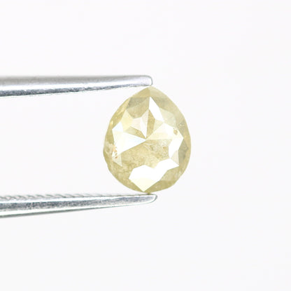 0.64 CT Pear Shape Grey Loose Diamond | Custom Engagement Ring | Unique Proposal Ring | Gift for Her | Gold Ring