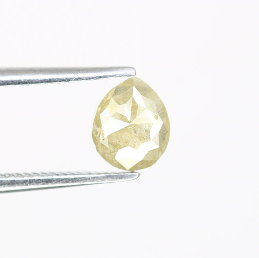0.64 CT Pear Shape Grey Loose Diamond | Custom Engagement Ring | Unique Proposal Ring | Gift for Her | Gold Ring