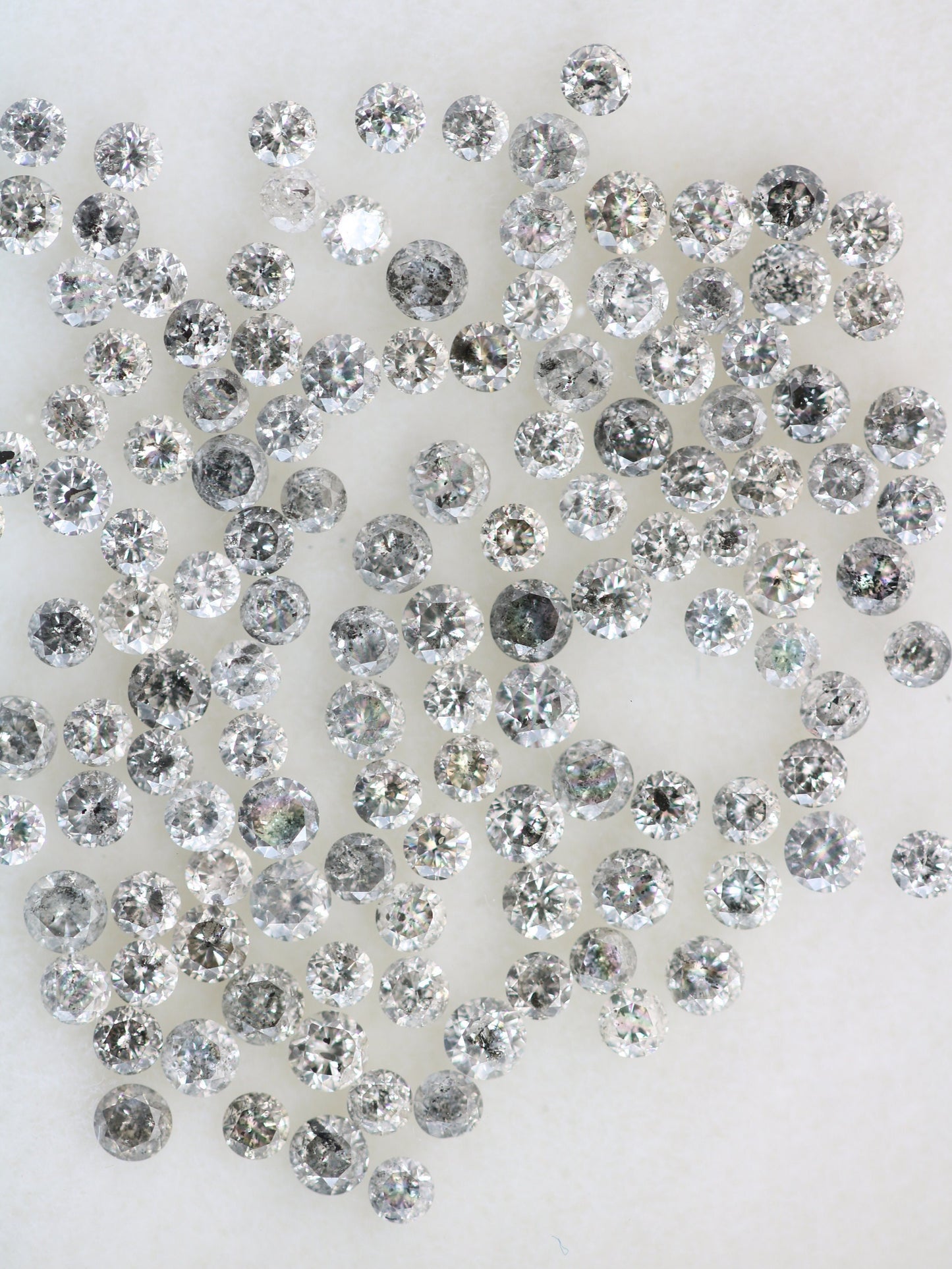 Full White Small Round Brilliant Cut Loose Natural Diamonds | Ideal for Rings, Earrings, Jewelry Making | Wholesale Price