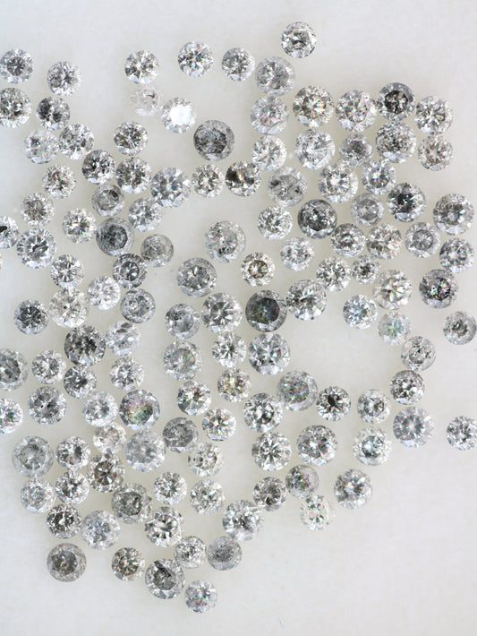 Full White Small Round Brilliant Cut Loose Natural Diamonds | Ideal for Rings, Earrings, Jewelry Making | Wholesale Price