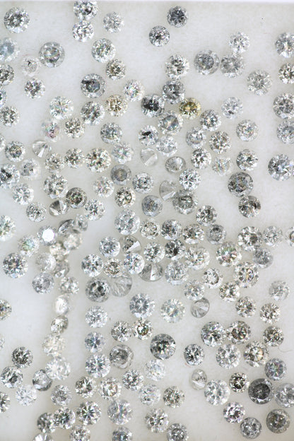 Full White Small Round Brilliant Cut Loose Natural Diamonds | Ideal for Rings, Earrings, Jewelry Making | Wholesale Price