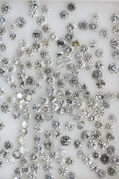 Full White Small Round Brilliant Cut Loose Natural Diamonds | Ideal for Rings, Earrings, Jewelry Making | Wholesale Price