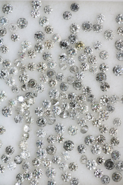 Full White Small Round Brilliant Cut Loose Natural Diamonds | Ideal for Rings, Earrings, Jewelry Making | Wholesale Price