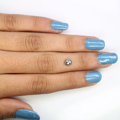 0.60 CT Oval Salt and Pepper Diamond - Unique Loose Gemstone for Custom Jewelry, Raw Diamond for Engagement Rings & Special Gift Ideas