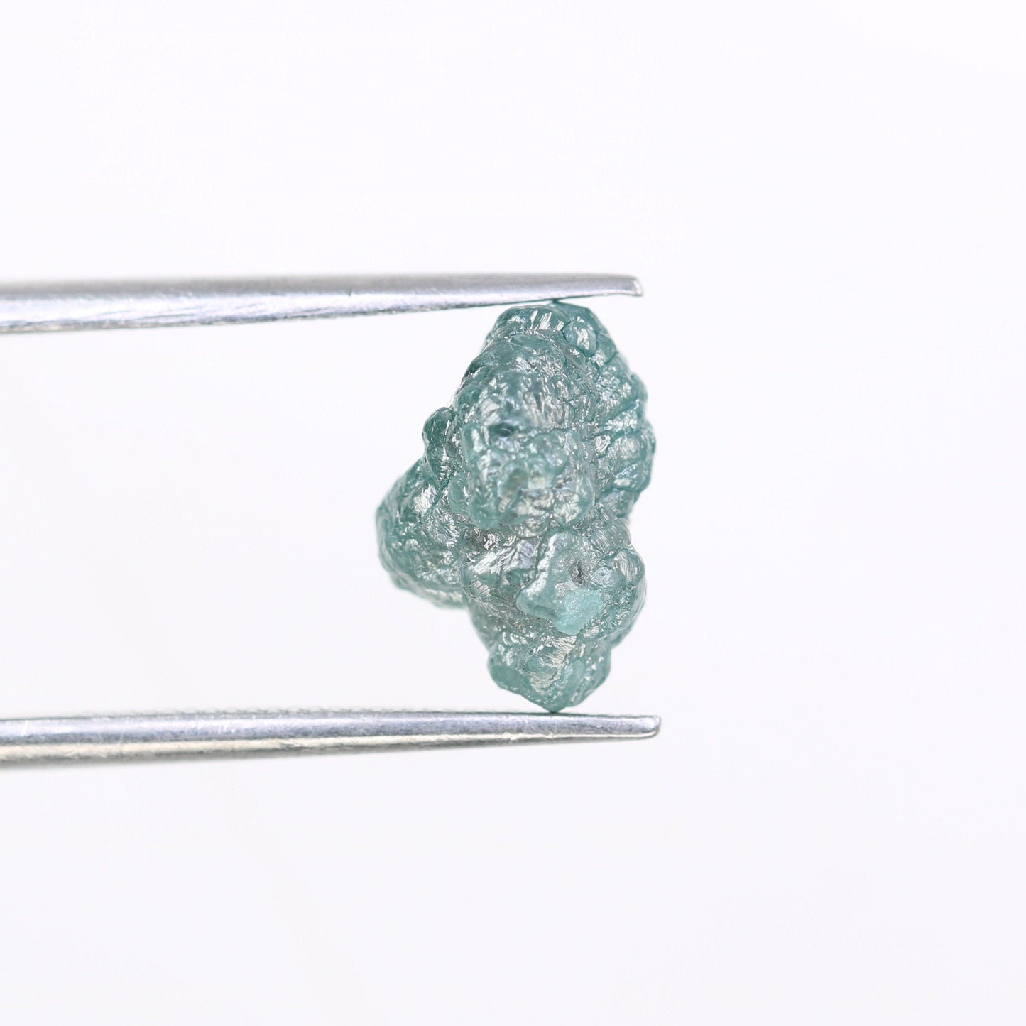 3.24 CT blue raw rough diamond natural uncut diamond loose diamonds for her antique wedding ring gifts for mom salt and pepper