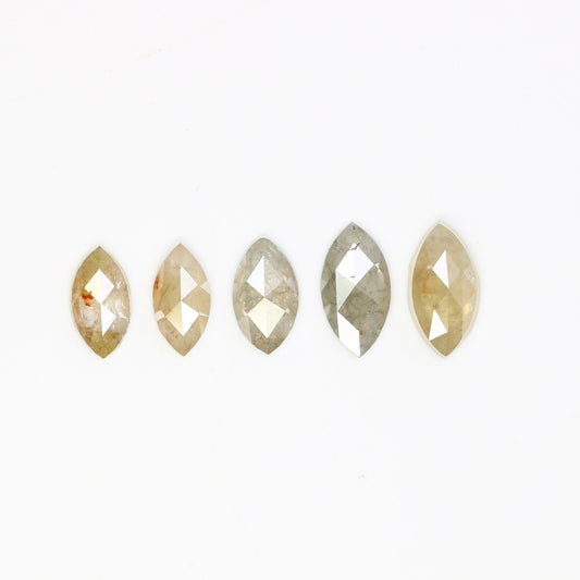 Marquise Shape Salt And Pepper Diamond | Natural Loose Black/Grey Diamonds For Weeding & Earring | For pendant | For Bracelet Diamonds