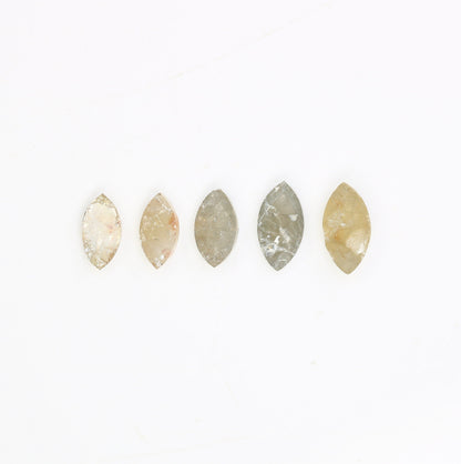 Marquise Shape Salt And Pepper Diamond | Natural Loose Black/Grey Diamonds For Weeding & Earring | For pendant | For Bracelet Diamonds