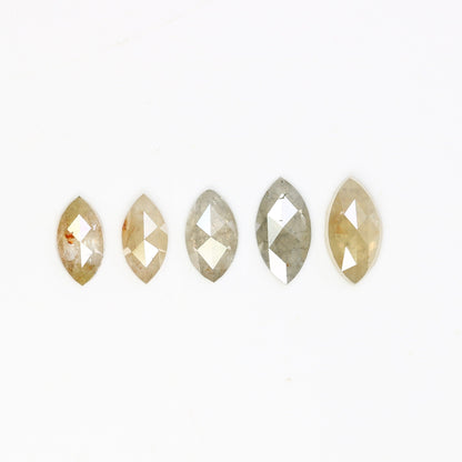 Marquise Shape Salt And Pepper Diamond | Natural Loose Black/Grey Diamonds For Weeding & Earring | For pendant | For Bracelet Diamonds
