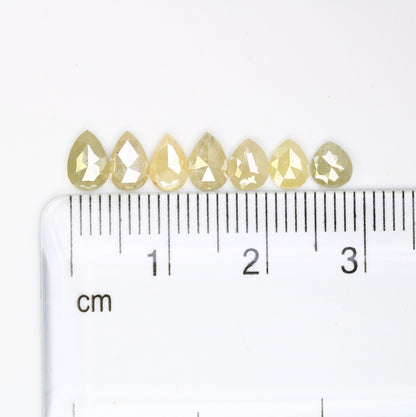 Loose Pear Rose Cut Diamond for Custom Gold Ring | Unique Diamond Jewelry | Handmade Engagement Gemstone