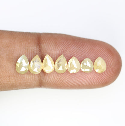 Loose Pear Rose Cut Diamond for Custom Gold Ring | Unique Diamond Jewelry | Handmade Engagement Gemstone
