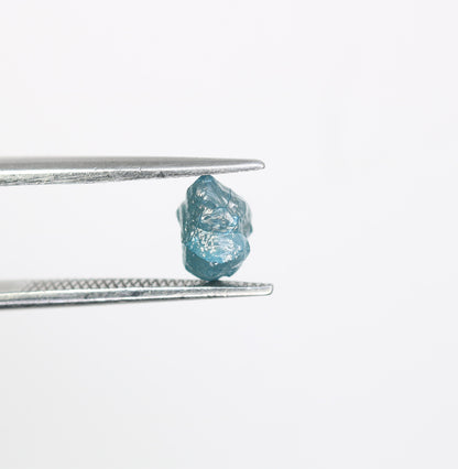 1.27 CT blue raw rough diamond natural uncut diamond loose diamonds for her antique wedding ring gifts for mom salt and pepper