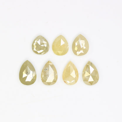 Loose Pear Rose Cut Diamond for Custom Gold Ring | Unique Diamond Jewelry | Handmade Engagement Gemstone