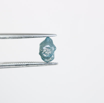 1.27 CT blue raw rough diamond natural uncut diamond loose diamonds for her antique wedding ring gifts for mom salt and pepper