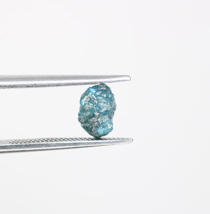 1.40 CT blue raw rough diamond natural uncut diamond loose diamonds for her antique wedding ring gifts for mom salt and pepper
