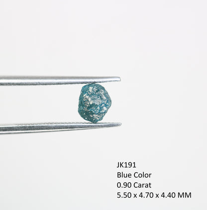 0.90 CT blue raw rough diamond natural uncut diamond loose diamonds for her antique wedding ring gifts for mom salt and pepper