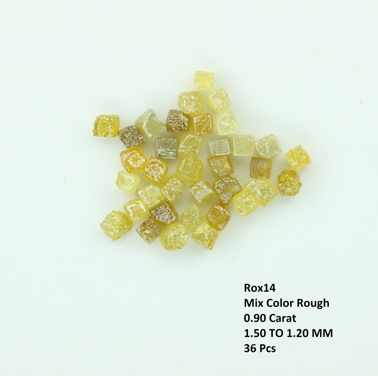 yellow cube raw rough diamond natural uncut diamond loose diamonds for her antique wedding ring gifts for mom salt and pepper