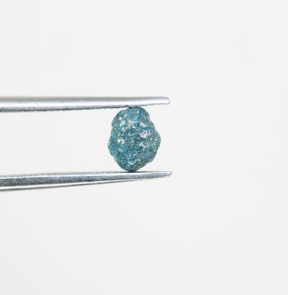 0.90 CT blue raw rough diamond natural uncut diamond loose diamonds for her antique wedding ring gifts for mom salt and pepper