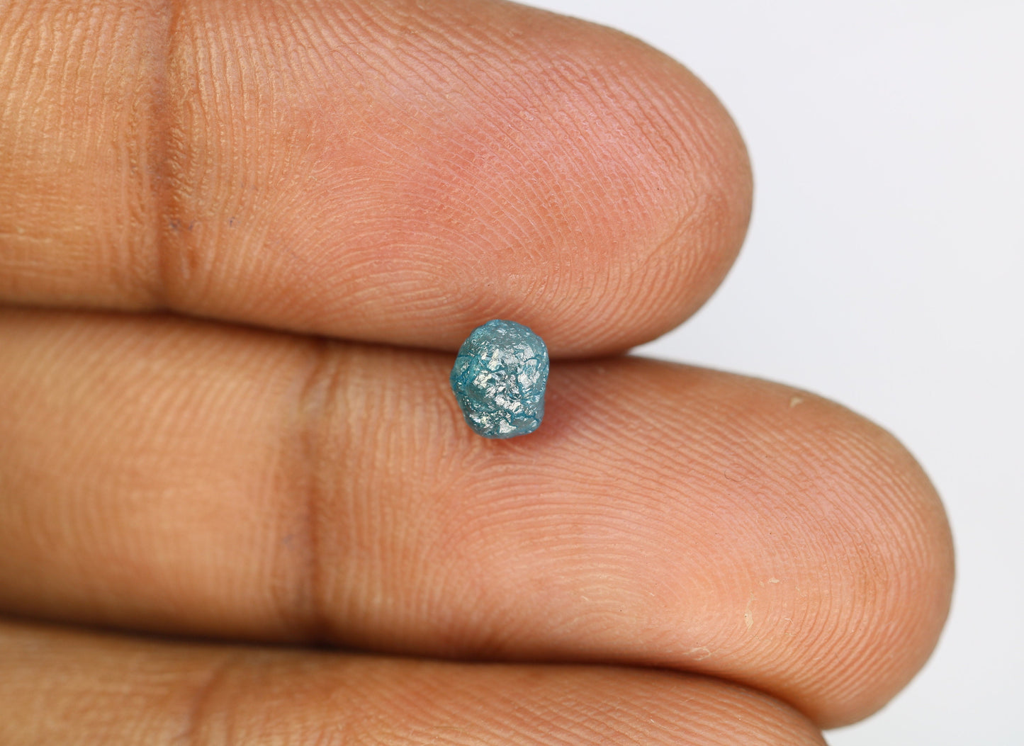 0.90 CT blue raw rough diamond natural uncut diamond loose diamonds for her antique wedding ring gifts for mom salt and pepper