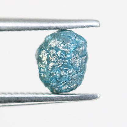 0.90 CT blue raw rough diamond natural uncut diamond loose diamonds for her antique wedding ring gifts for mom salt and pepper