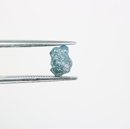 1.29 CT blue raw rough diamond natural uncut diamond loose diamonds for her antique wedding ring gifts for mom salt and pepper