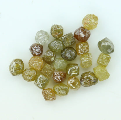 100 CT yellow raw rough diamond natural uncut diamond loose diamonds for her antique wedding ring gifts for mom salt and pepper