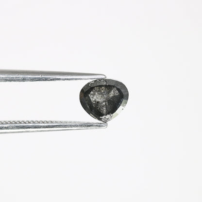 0.90 CT Heart Shape Salt And Pepper Natural Diamond For Wedding Ring | Engagement Ring | Gift For Girl Friend | Gift For WifeFor Gold Ring