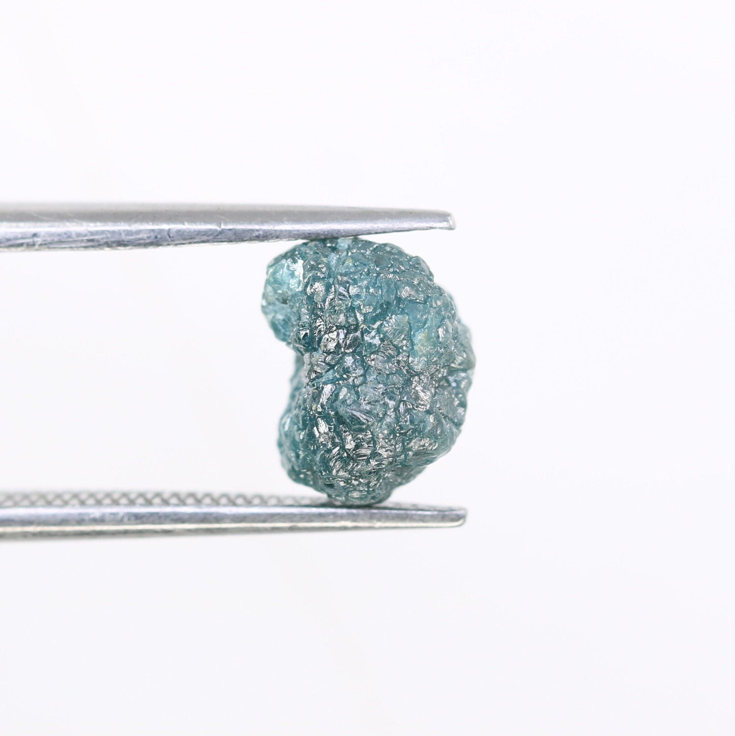 3.08 CT blue raw rough diamond natural uncut diamond loose diamonds for her antique wedding ring gifts for mom salt and pepper