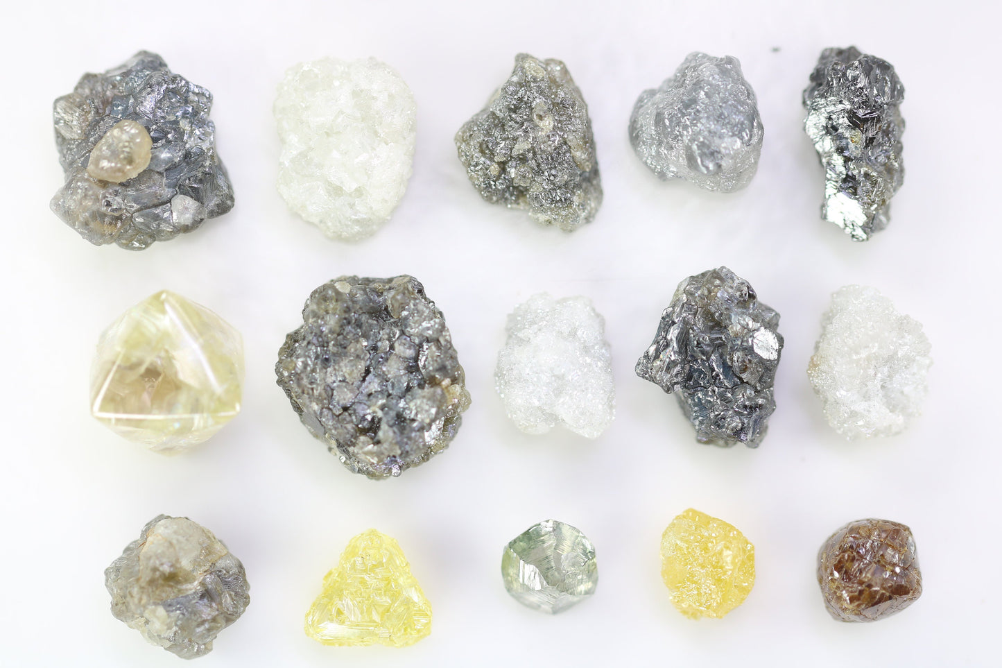 Natural Raw Diamond Gemstones | Rough Diamond Lot for Jewelry Making | Loose Rough Diamonds for Gold Rings