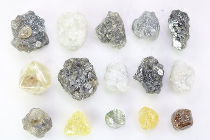 Natural Raw Diamond Gemstones | Rough Diamond Lot for Jewelry Making | Loose Rough Diamonds for Gold Rings