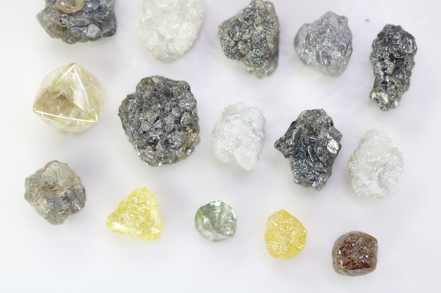 Natural Raw Diamond Gemstones | Rough Diamond Lot for Jewelry Making | Loose Rough Diamonds for Gold Rings