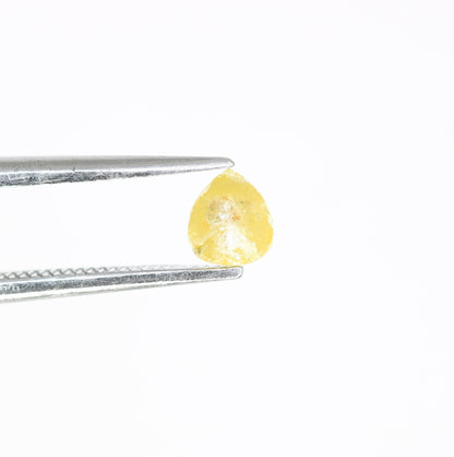 0.26 CT Natural Loose Pear Shape Diamond Yellow Color Pear Cut Diamond Pear Cut Rose Cut Diamond For Gift for Women, Diamond Pendent, Ring