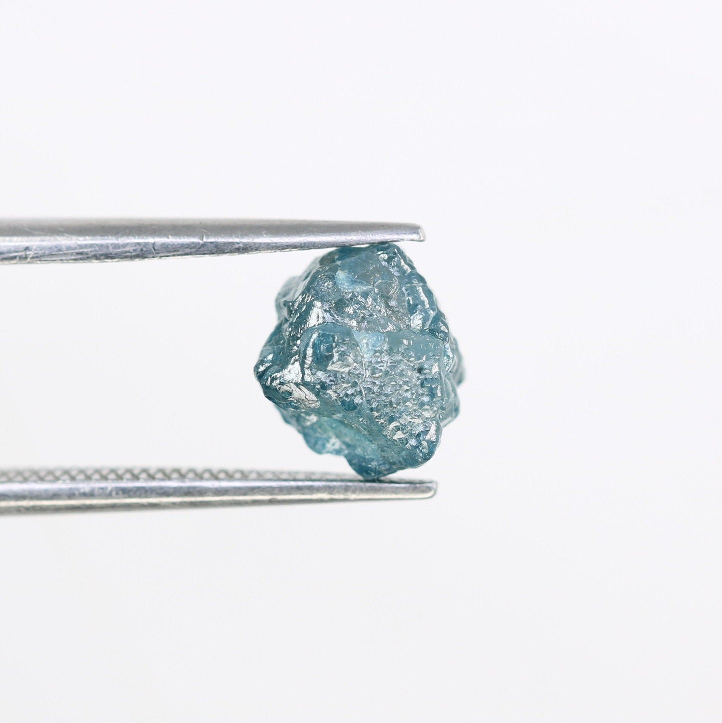 3.09 CT blue raw rough diamond natural uncut diamond loose diamonds for her antique wedding ring gifts for mom salt and pepper