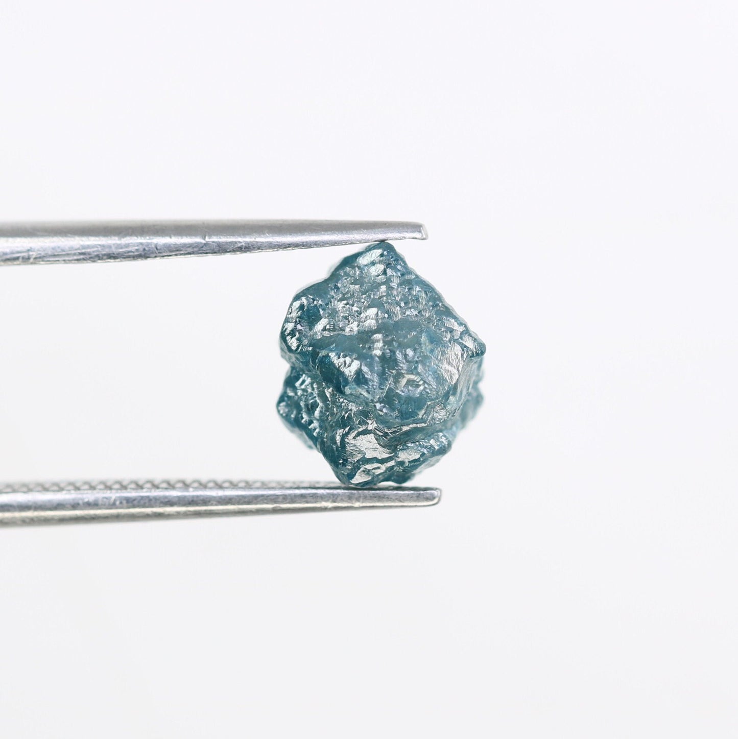 3.09 CT blue raw rough diamond natural uncut diamond loose diamonds for her antique wedding ring gifts for mom salt and pepper