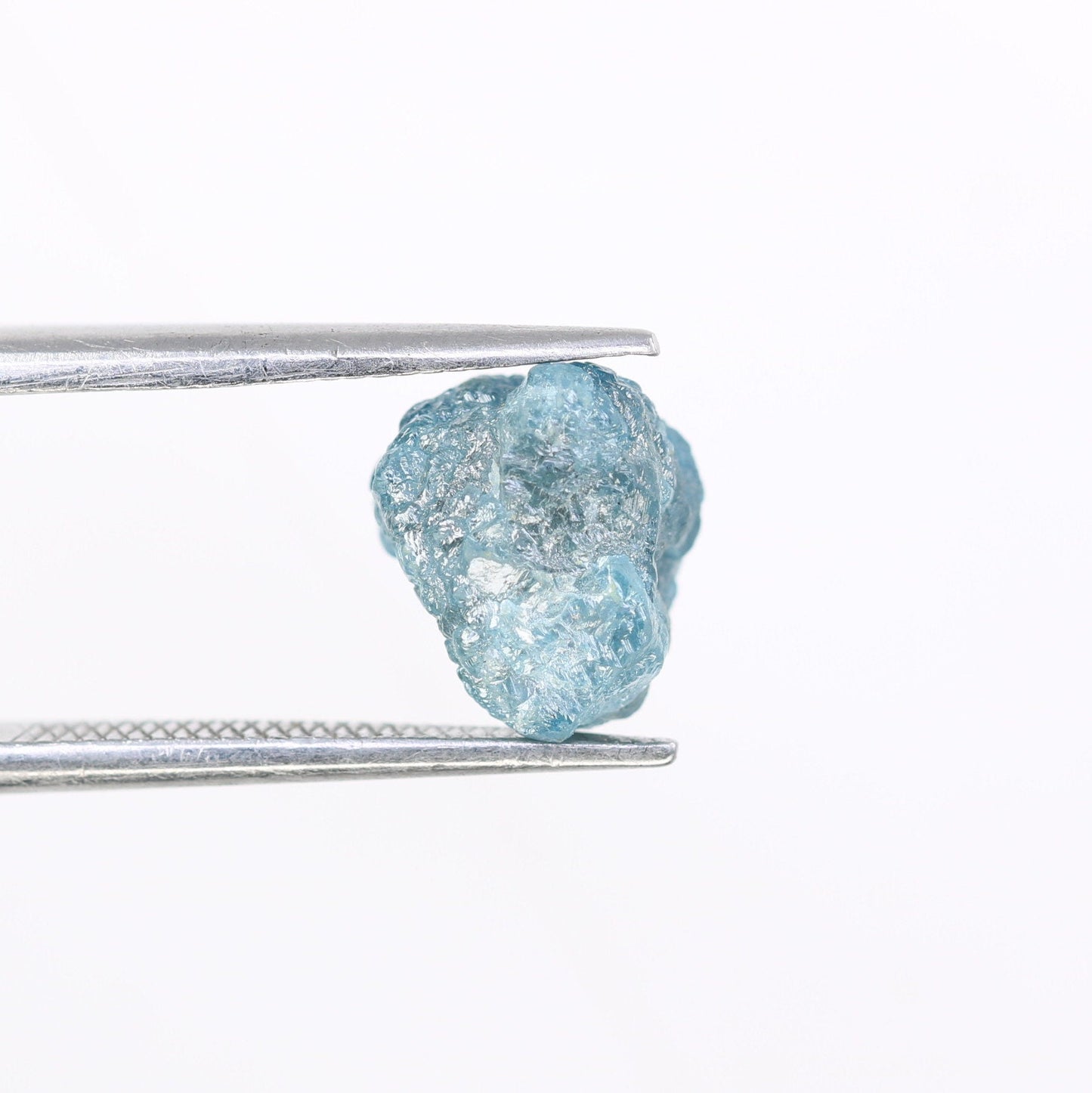 3.09 CT blue raw rough diamond natural uncut diamond loose diamonds for her antique wedding ring gifts for mom salt and pepper
