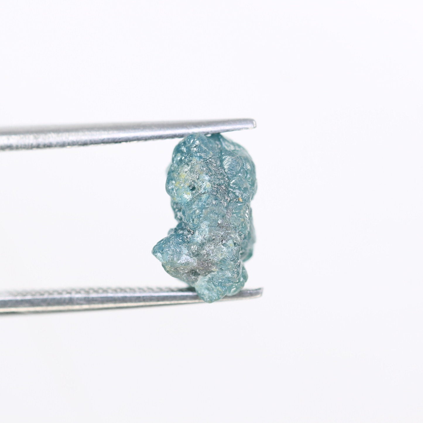 3.18 CT blue raw rough diamond natural uncut diamond loose diamonds for her antique wedding ring gifts for mom salt and pepper