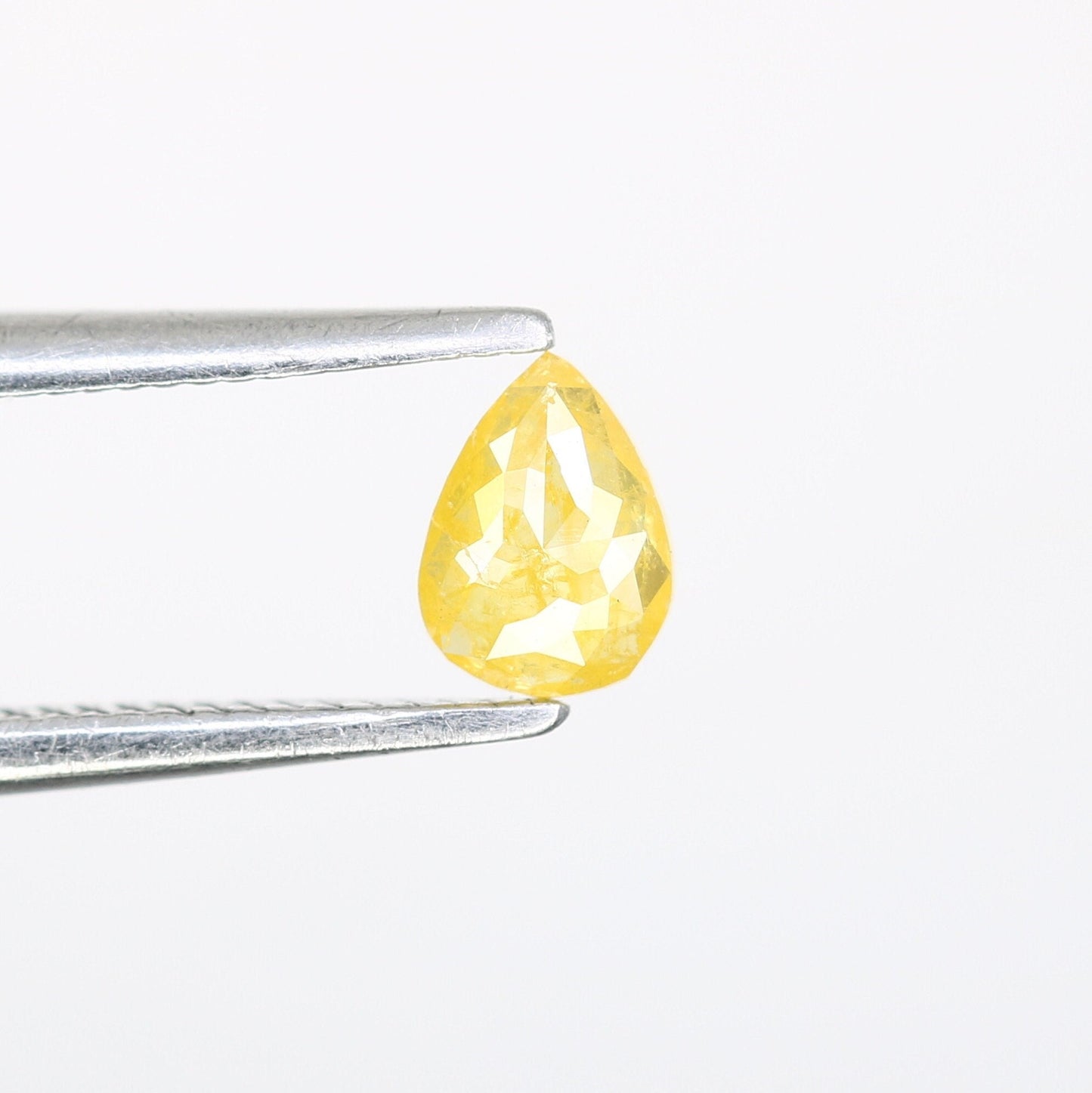 0.22 CT Natural Loose Pear Diamond Yellow Color Pear Shape Rose Cut Diamond For Necklace Wedding Ring & Anniversary Gift Diamonds