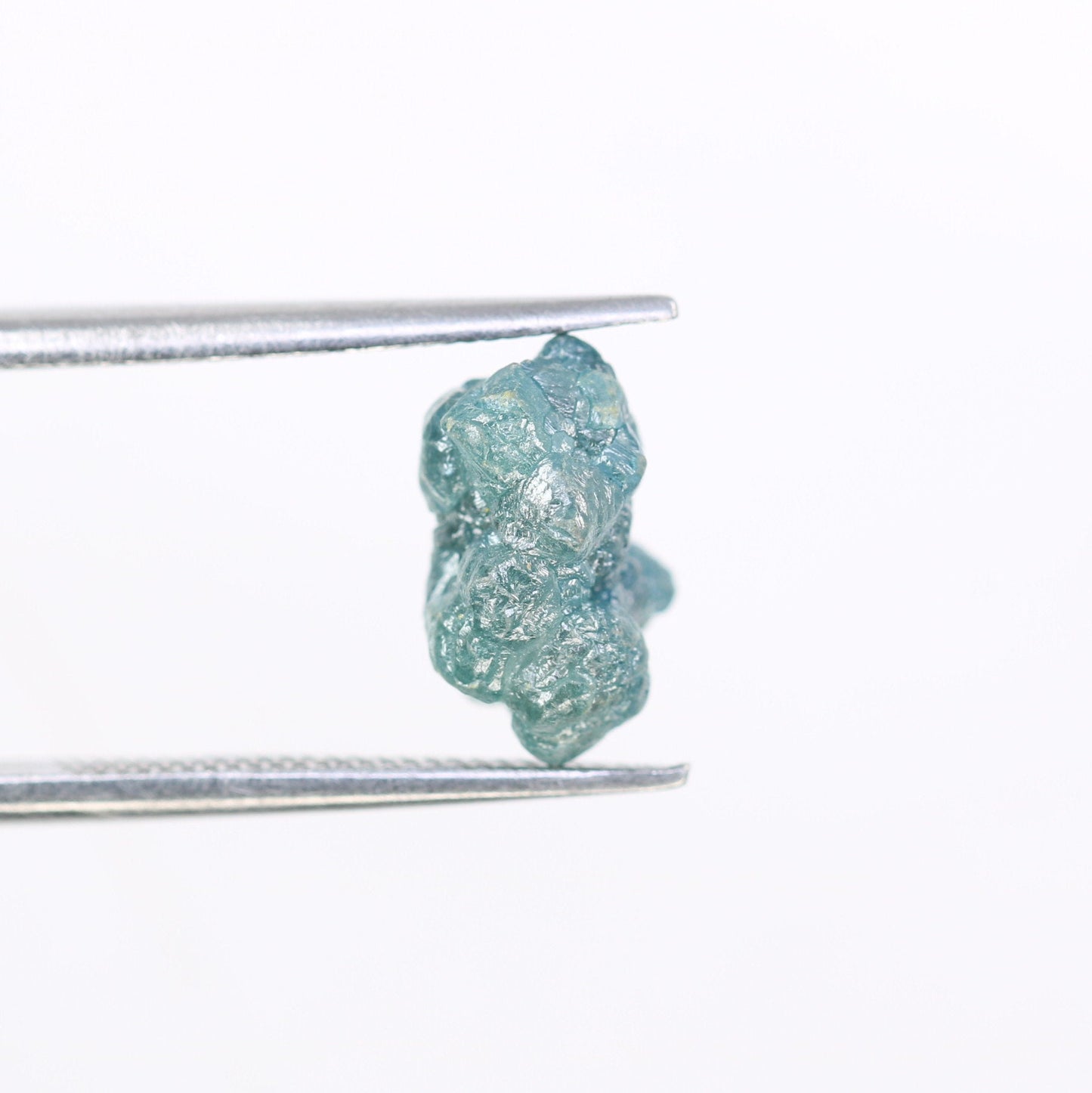3.18 CT blue raw rough diamond natural uncut diamond loose diamonds for her antique wedding ring gifts for mom salt and pepper