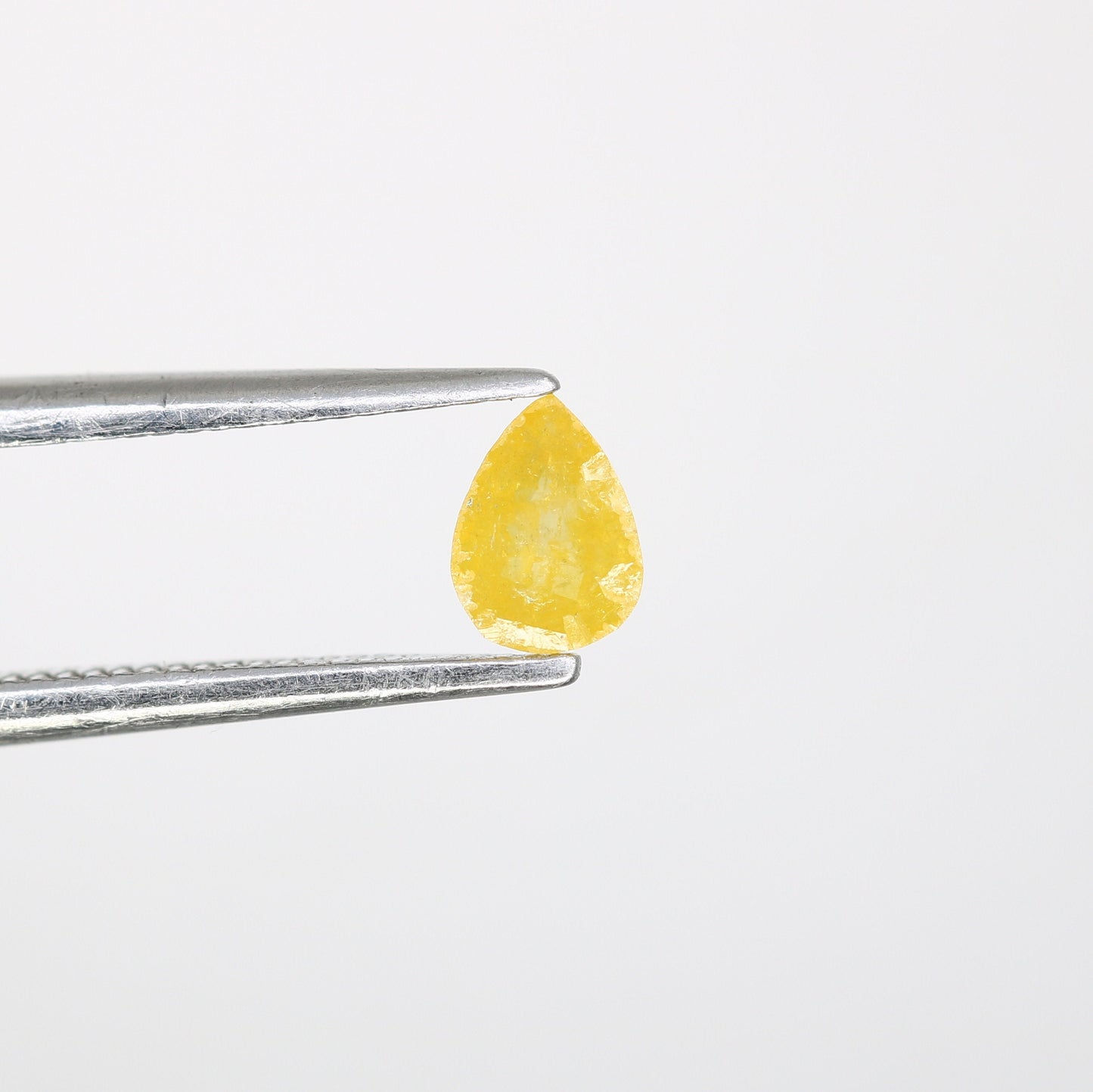 0.22 CT Natural Loose Pear Diamond Yellow Color Pear Shape Rose Cut Diamond For Necklace Wedding Ring & Anniversary Gift Diamonds