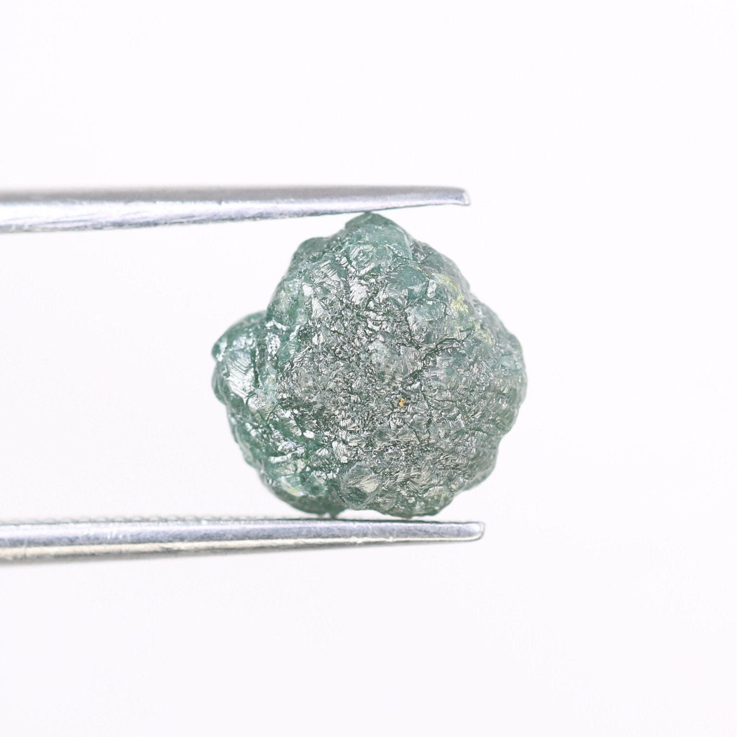 3.19 CT blue raw rough diamond natural uncut diamond loose diamonds for her antique wedding ring gifts for mom salt and pepper