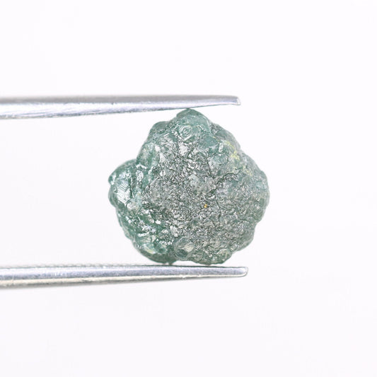 3.19 CT blue raw rough diamond natural uncut diamond loose diamonds for her antique wedding ring gifts for mom salt and pepper